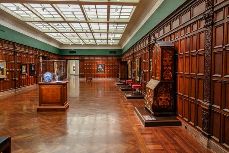 Wood Paneled Room in Cincinnati Art Museum